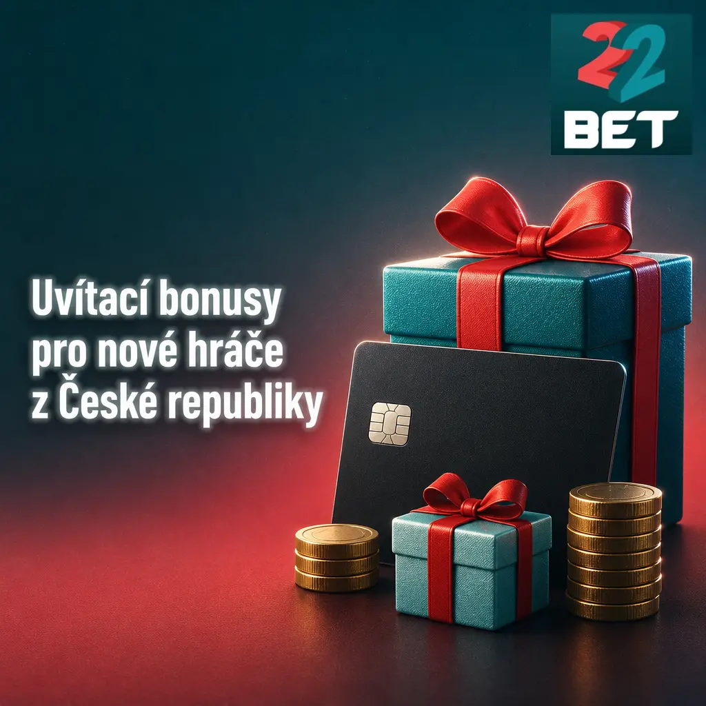 22Bet uvítací bonusy: 3 000 Kč pro sázkaře na sport a 36 300 Kč + 150 free spinů pro hráče kasina v ČR.