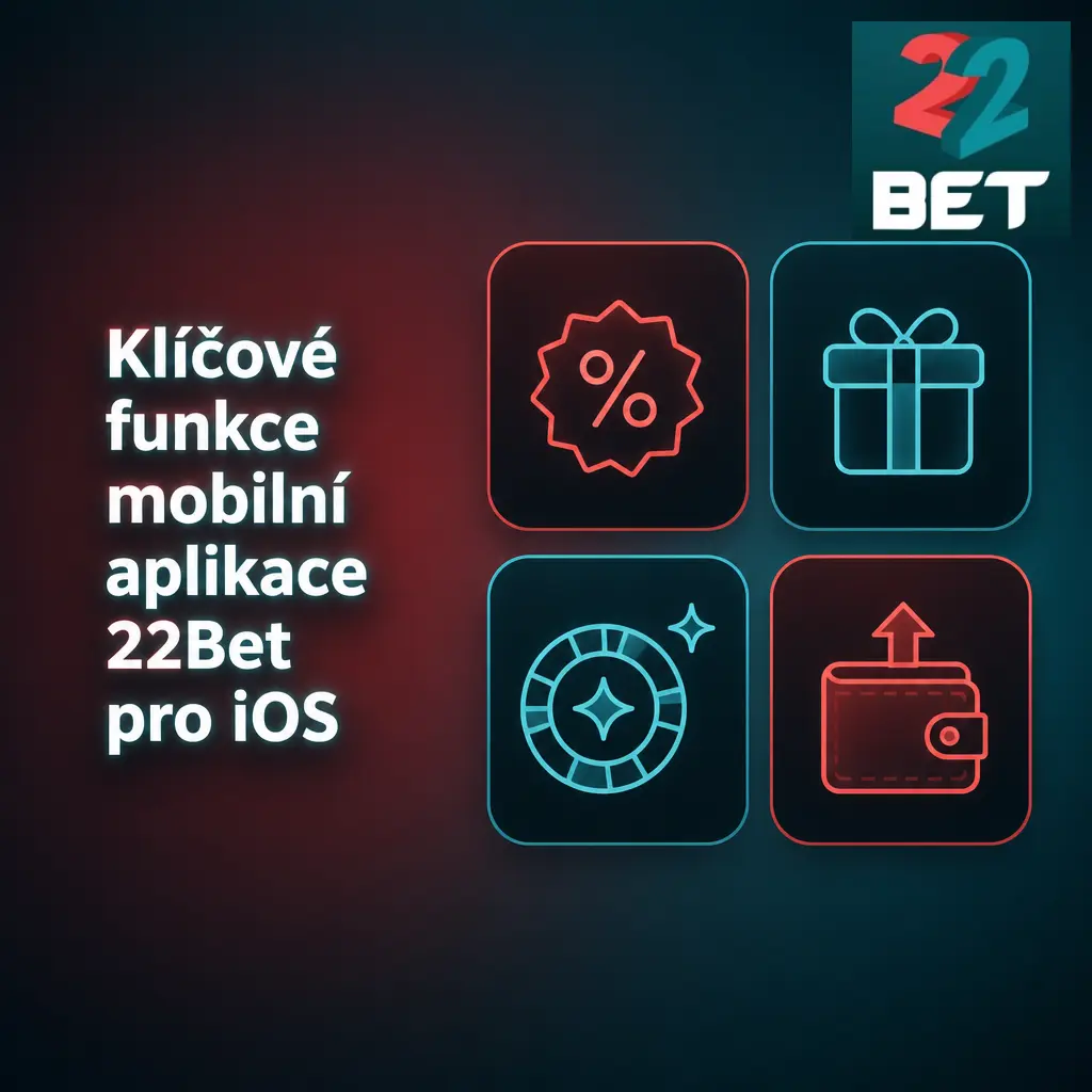 Mobilní aplikace 22Bet pro iOS s podporou CZK, českým menu, sportbookem, casinem a live streamy zdarma
