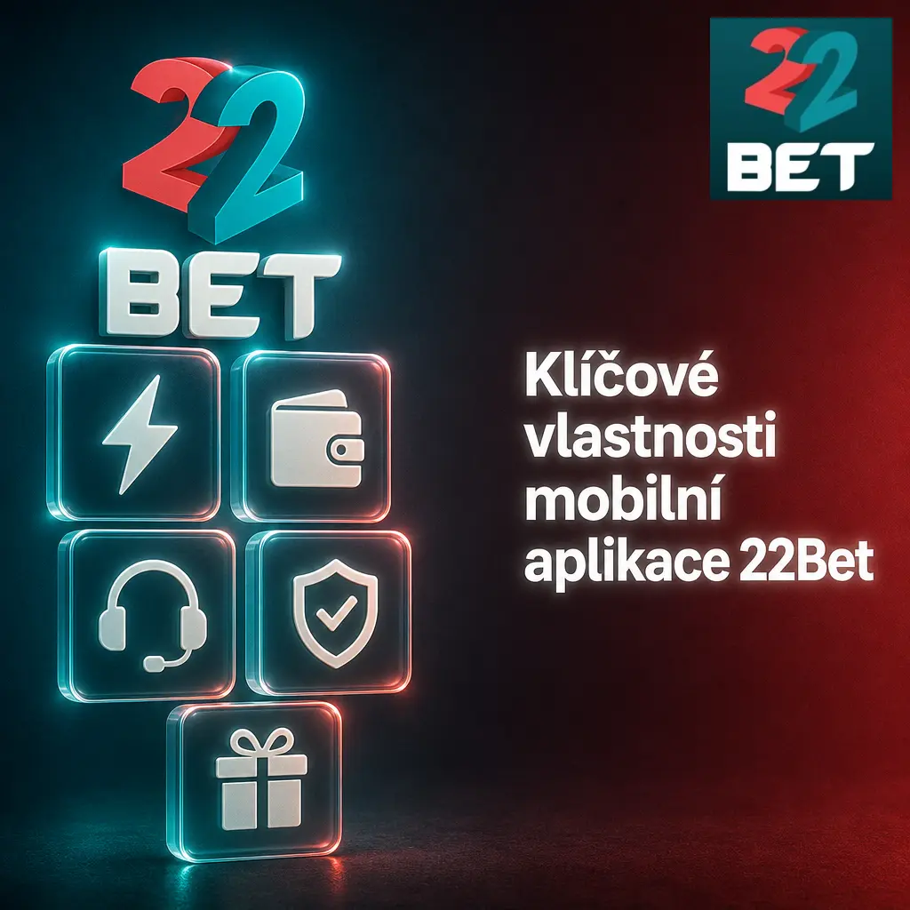 Mobilní PWA aplikace 22Bet s podporou CZK, bonusy, live sázkami a přes 4000 casino her pro Android a iOS.