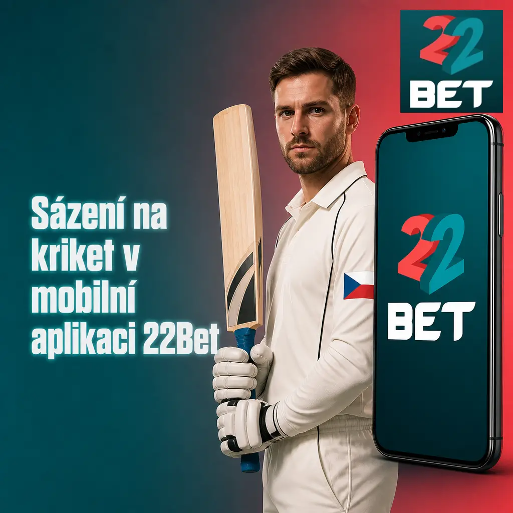 Mobilní aplikace 22Bet pro sázení na kriket s live statistikami, kurzy a funkcí Cash Out na Android i iOS